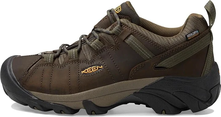 KEEN Targhee II Waterproof Men's Shoes Canteen/Dark Olive : 7.5 D - Medium, Suede - Image 5