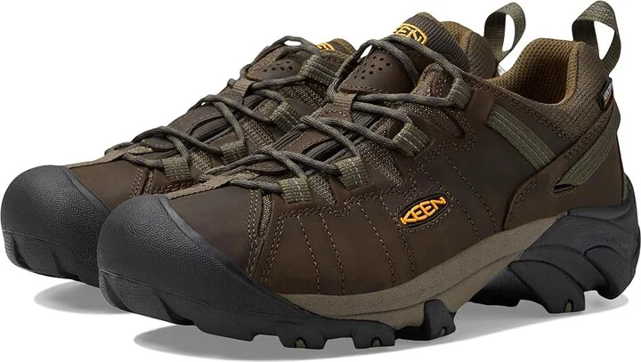 KEEN Targhee II Waterproof Men's Shoes Canteen/Dark Olive : 7.5 D - Medium, Suede