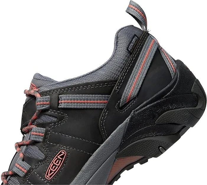 KEEN Targhee II Waterproof Women's Waterproof Boots Magnet/Coral : 9.5 B - Medium, Suede - Image 5
