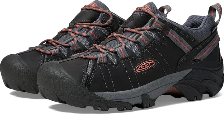 KEEN Targhee II Waterproof Women's Waterproof Boots Magnet/Coral : 9.5 B - Medium, Suede