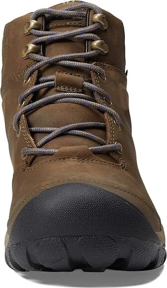 KEEN Targhee II Winter Boot Waterproof Men's Waterproof Boots Canteen/Green Plaid : 11 D - Medium, Leather/Textile - Image 2