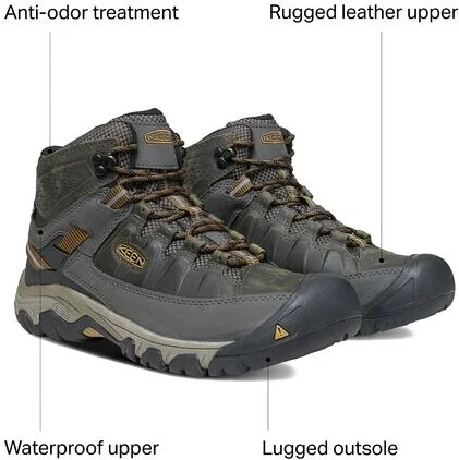 KEEN Targhee III Mid Waterproof Wide Hiking Boot - Men's - Image 8