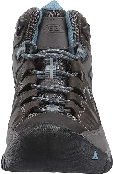 KEEN Targhee III Mid Waterproof Women's Shoes Magnet/Atlantic Blue : 10 B - Medium, Textile/Leather - Image 6