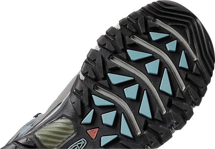 KEEN Targhee III Mid Waterproof Women's Shoes Magnet/Atlantic Blue : 10 B - Medium, Textile/Leather - Image 8