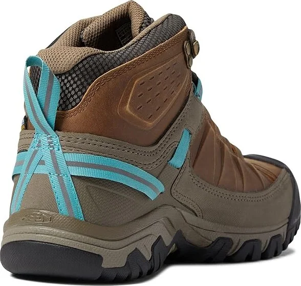 KEEN Targhee III Mid WP Women's Shoes Toasted Coconut/Porcelain : 8.5 B - Medium, Leather/Synthetic - Image 4