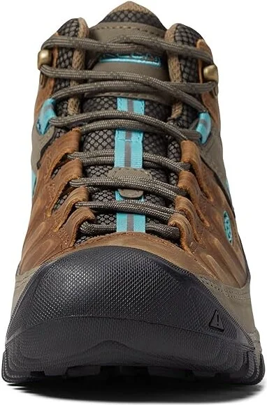 KEEN Targhee III Mid WP Women's Shoes Toasted Coconut/Porcelain : 8.5 B - Medium, Leather/Synthetic - Image 5