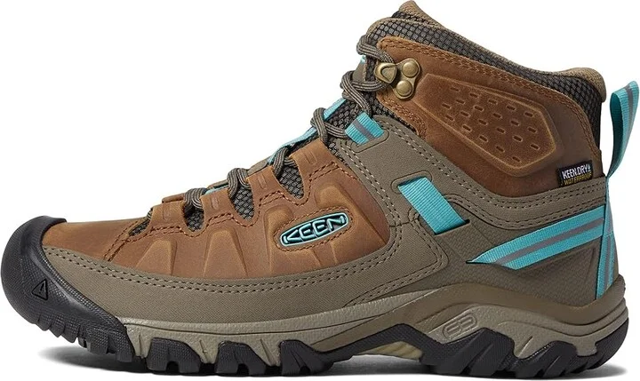 KEEN Targhee III Mid WP Women's Shoes Toasted Coconut/Porcelain : 8.5 B - Medium, Leather/Synthetic - Image 6