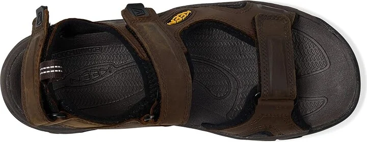 KEEN Targhee III Open Toe Sandal Men's Shoes Bison/Mulch : 9.5 D - Medium, Synthetic - Image 3