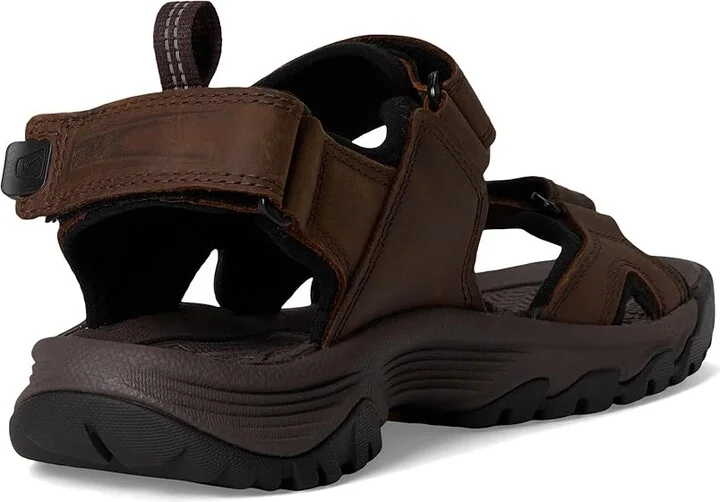 KEEN Targhee III Open Toe Sandal Men's Shoes Bison/Mulch : 9.5 D - Medium, Synthetic - Image 5