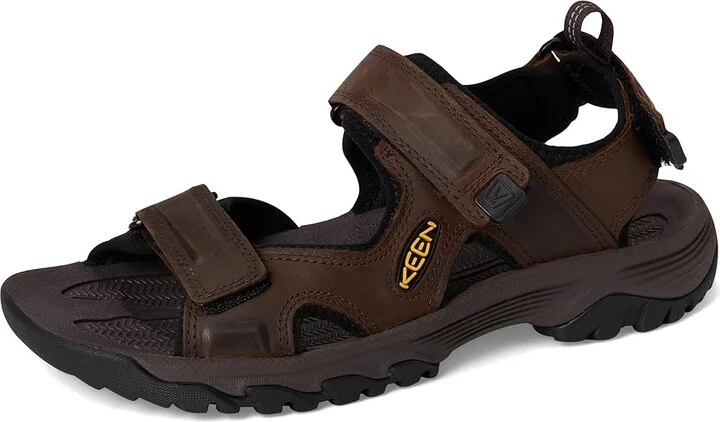 KEEN Targhee III Open Toe Sandal Men's Shoes Bison/Mulch : 9.5 D - Medium, Synthetic - Image 6