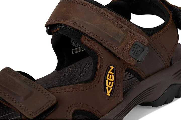 KEEN Targhee III Open Toe Sandal Men's Shoes Bison/Mulch : 9.5 D - Medium, Synthetic - Image 8