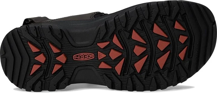 KEEN Targhee III Open Toe Sandal Men's Shoes Grey/Black : 9.5 D - Medium, Synthetic - Image 4