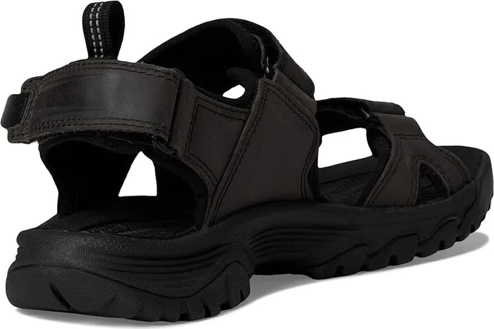 KEEN Targhee III Open Toe Sandal Men's Shoes Grey/Black : 9.5 D - Medium, Synthetic - Image 5