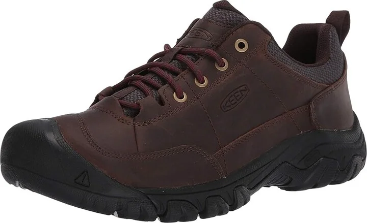 KEEN Targhee III Oxford Men's Shoes Dark Earth/Mulch : 9.5 E - Wide, Leather - Image 2