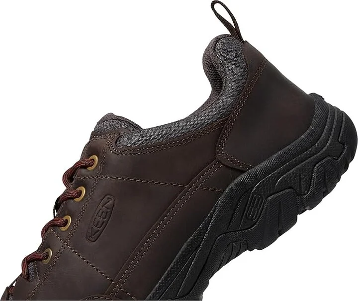 KEEN Targhee III Oxford Men's Shoes Dark Earth/Mulch : 9.5 E - Wide, Leather - Image 5
