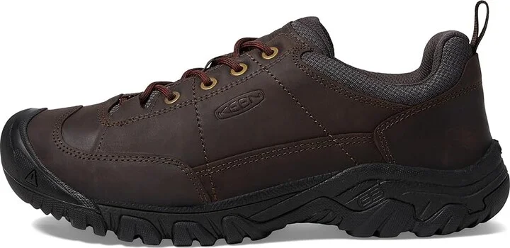 KEEN Targhee III Oxford Men's Shoes Dark Earth/Mulch : 9.5 E - Wide, Leather - Image 7