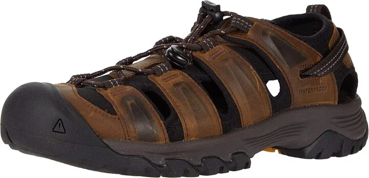 KEEN Targhee III Sandal Men's Shoes Bison/Mulch : 7.5 D - Medium, Textile/Leather - Image 2
