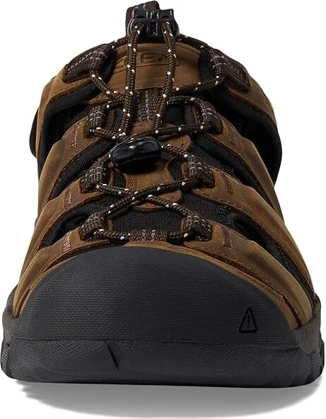 KEEN Targhee III Sandal Men's Shoes Bison/Mulch : 7.5 D - Medium, Textile/Leather - Image 3