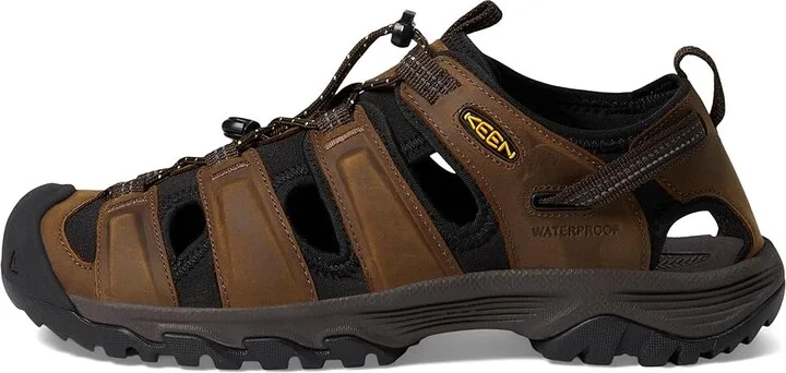 KEEN Targhee III Sandal Men's Shoes Bison/Mulch : 7.5 D - Medium, Textile/Leather - Image 7