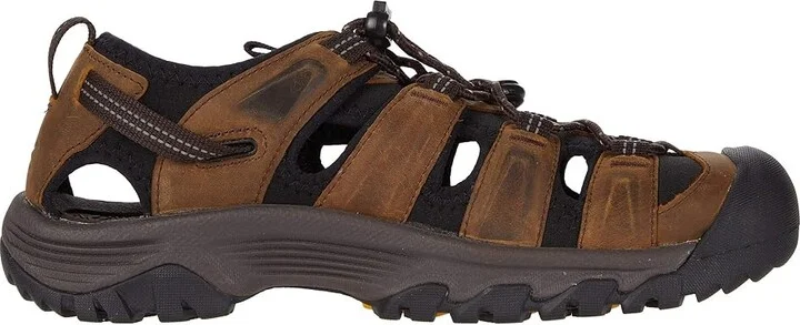 KEEN Targhee III Sandal Men's Shoes Bison/Mulch : 7.5 D - Medium, Textile/Leather - Image 8