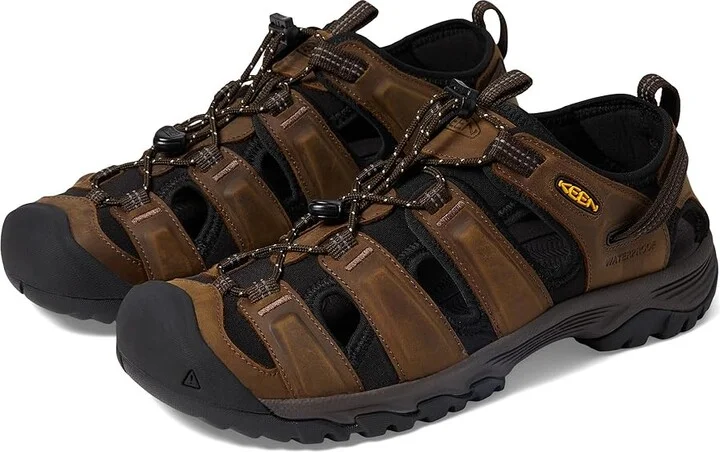 KEEN Targhee III Sandal Men's Shoes Bison/Mulch : 7.5 D - Medium, Textile/Leather