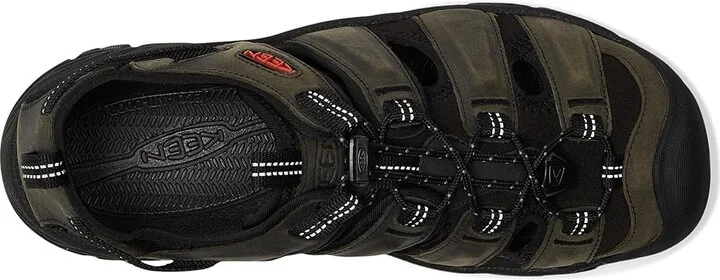 KEEN Targhee III Sandal Men's Shoes Grey/Black : 9.5 D - Medium, Textile/Leather - Image 3
