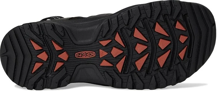 KEEN Targhee III Sandal Men's Shoes Grey/Black : 9.5 D - Medium, Textile/Leather - Image 4