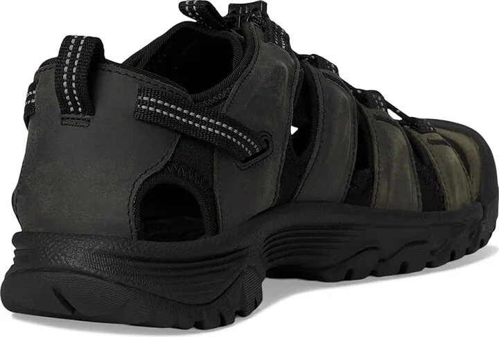 KEEN Targhee III Sandal Men's Shoes Grey/Black : 9.5 D - Medium, Textile/Leather - Image 5