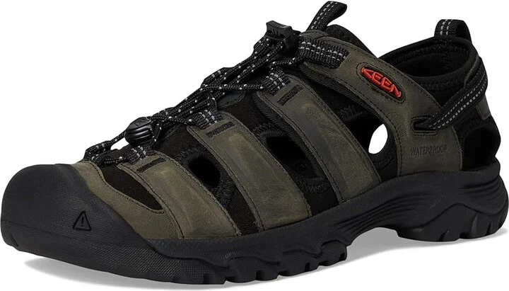 KEEN Targhee III Sandal Men's Shoes Grey/Black : 9.5 D - Medium, Textile/Leather - Image 6