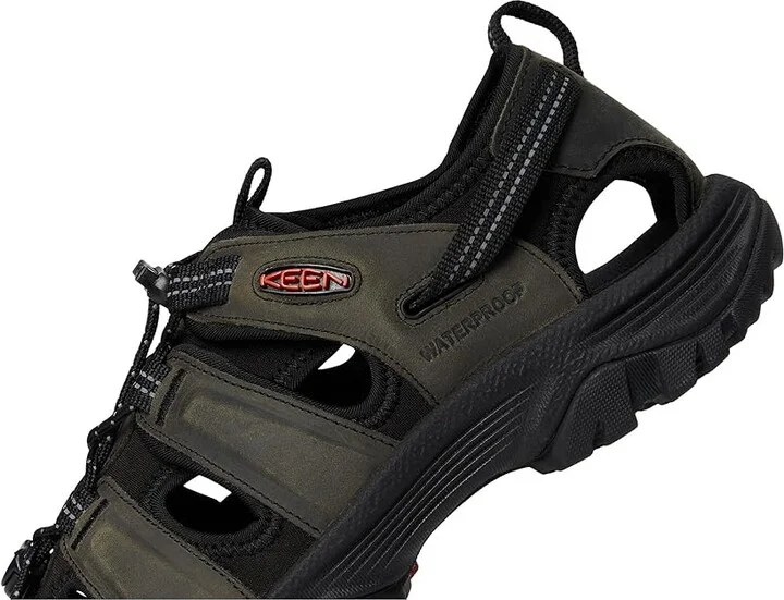KEEN Targhee III Sandal Men's Shoes Grey/Black : 9.5 D - Medium, Textile/Leather - Image 8