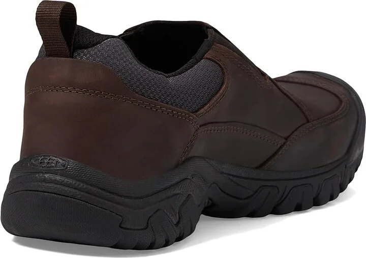 KEEN Targhee III Slip-On Men's Shoes Dark Earth/Mulch : 9.5 EE - Wide, Leather - Image 5