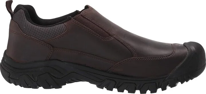 KEEN Targhee III Slip-On Men's Shoes Dark Earth/Mulch : 9.5 EE - Wide, Leather - Image 8