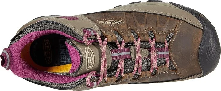 KEEN Targhee III Waterproof Women's Shoes Weiss/Boysenberry 1 : 10 B - Medium, Textile/Leather - Image 2