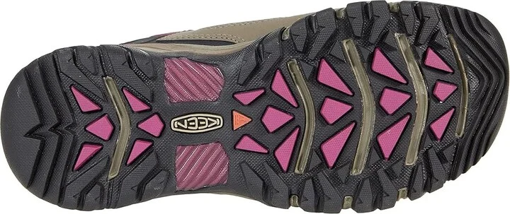 KEEN Targhee III Waterproof Women's Shoes Weiss/Boysenberry 1 : 10 B - Medium, Textile/Leather - Image 3