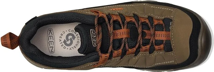 KEEN Targhee IV Mid WP Men's Climbing Shoes Sea Turtle/Roasted Pecan : 9.5 EE - Wide - Image 2