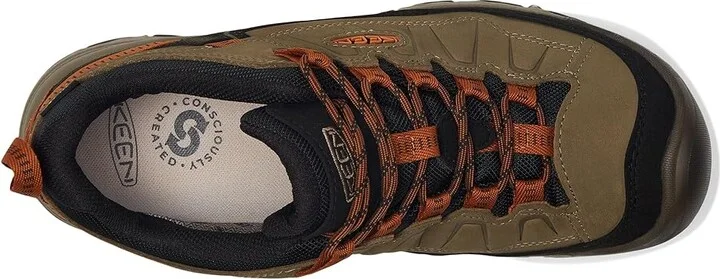 KEEN Targhee IV Mid WP Men's Climbing Shoes Sea Turtle/Roasted Pecan : 9.5 EE - Wide - Image 8