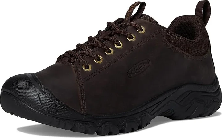 KEEN Targhee IV Oxford Men's Shoes Java/Black 1 : 7.5 EE - Wide, Leather - Image 5