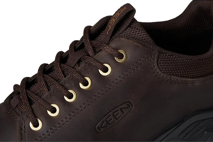 KEEN Targhee IV Oxford Men's Shoes Java/Black 1 : 7.5 EE - Wide, Leather - Image 7