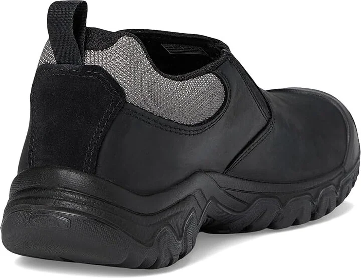 KEEN Targhee IV Slip-On Men's Shoes Black : 7.5 D - Medium, Leather - Image 4