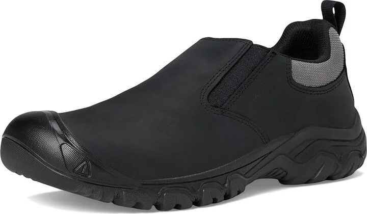 KEEN Targhee IV Slip-On Men's Shoes Black : 7.5 D - Medium, Leather - Image 5
