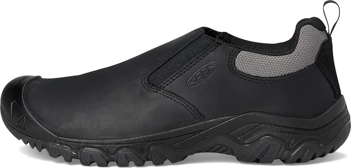 KEEN Targhee IV Slip-On Men's Shoes Black : 7.5 D - Medium, Leather - Image 6