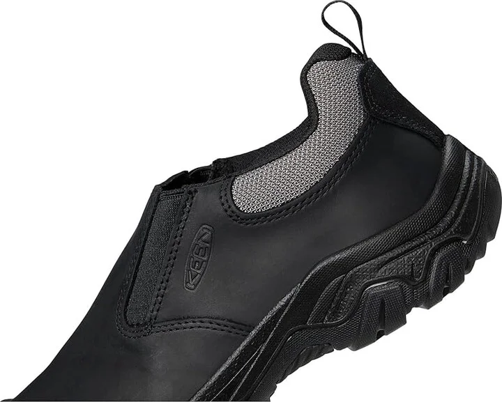 KEEN Targhee IV Slip-On Men's Shoes Black : 7.5 D - Medium, Leather - Image 7