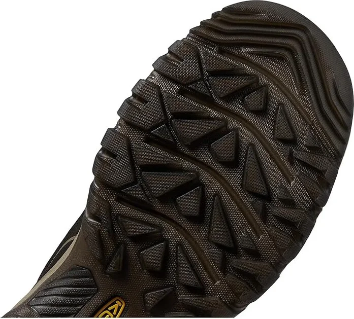 KEEN Targhee IV Vent Men's Climbing Shoes Dark Olive/Gold Flame : 14 D - Medium, Leather/Synthetic - Image 6