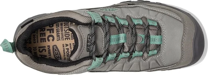 KEEN Targhee IV Waterproof Hiking Shoes Women's Climbing Shoes Alloy/Granite Green : 7.5 B - Medium - Image 2