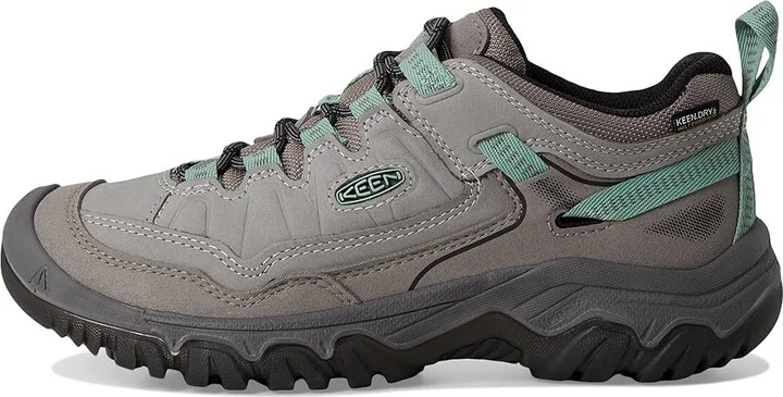 KEEN Targhee IV Waterproof Hiking Shoes Women's Climbing Shoes Alloy/Granite Green : 7.5 B - Medium - Image 6