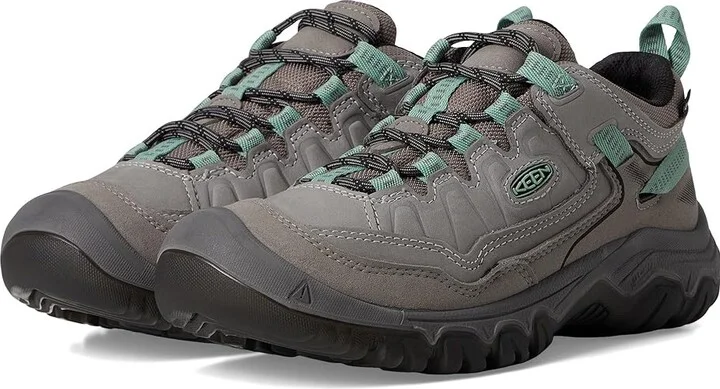 KEEN Targhee IV Waterproof Hiking Shoes Women's Climbing Shoes Alloy/Granite Green : 7.5 B - Medium