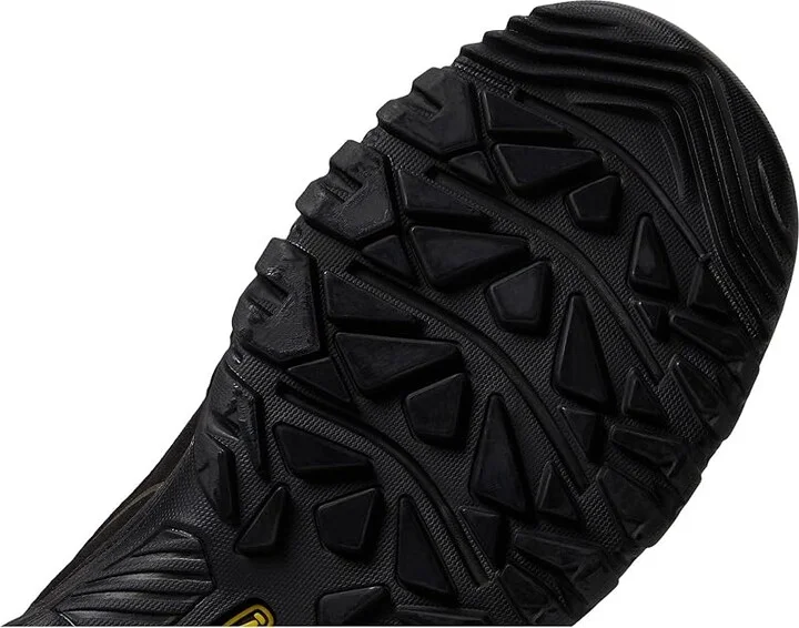 KEEN Targhee IV Waterproof Men's Climbing Shoes Triple Black : 15 D - Medium, Leather - Image 6