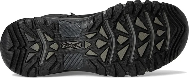 KEEN Targhee Lace High Polar Waterproof Insulated Men's Shoes Black/Raven : 11.5 D - Medium, Leather - Image 3