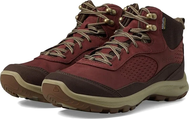 KEEN Terradora Explorer Mid Waterproof Women's Hiking Boots Andorra/Java : 7 B - Medium, Leather/Textile