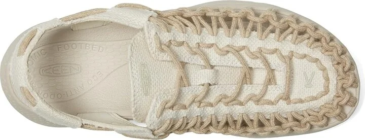 KEEN Uneek Astoria Canvas Women's Shoes Birch/Birch : 9.5 B - Medium - Image 2